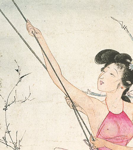 五莲-胡也佛的仕女画和最知名的金瓶梅秘戏图